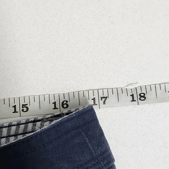 Natural Reflections twill shorts navy 12 - Picture 8 of 8